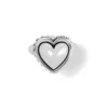 Pretty Tough Bold Heart Ring -Cheap Gleamy Adorn Store pretty tough bold heart ring silver 0
