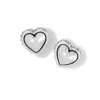 Pretty Tough Petite Heart Post Earrings -Cheap Gleamy Adorn Store pretty tough petite heart post earrings silver 0