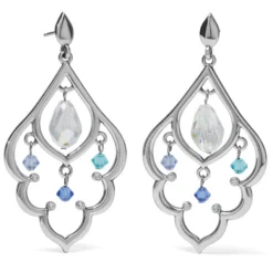 Prism Lights Scallop Post Drop Earrings