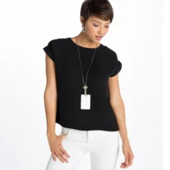 Reno Heart Badge Clip Necklace -Cheap Gleamy Adorn Store reno heart badge clip necklace silver 3 a1f33821 bc7e 477e 886b 6b5f45366c67