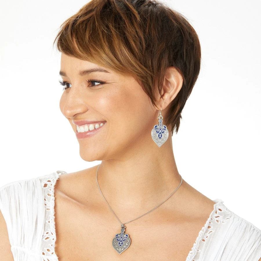 Royal Brocade Heart Short Necklace 6 Royal Brocade Heart Short Necklace - Image 4