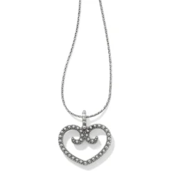 Sea Of Love Reversible Petite Heart Necklace 7 Sea Of Love Reversible Petite Heart Necklace -Cheap Gleamy Adorn Store sea of love reversible petite heart necklace silver blue 1