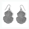 Silver Shells Two Tier French Wire Earrings -Cheap Gleamy Adorn Store silver shells two tier french wire earrings silver 0 56d7a3b2 b623 49c2 9821 7d58bf16b142