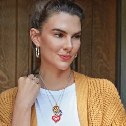 Simply Charming Dignity Necklace 9 Simply Charming Dignity Necklace -Cheap Gleamy Adorn Store simply charming dignity necklace gold blue 3