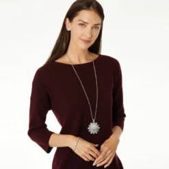 Snowflake Dream Convertible Necklace -Cheap Gleamy Adorn Store snowflake dream convertible necklace silver 3 a0bc1f7e 68d0 49f0 b0c6 7ac4957a4884