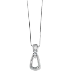 Spectrum Loop Necklace -Cheap Gleamy Adorn Store spectrum loop necklace silver 0