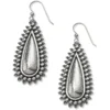 Telluride Teardrop French Wire Earrings -Cheap Gleamy Adorn Store telluride teardrop french wire earrings silver 0