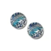 Terra Post Earrings -Cheap Gleamy Adorn Store terra post earrings silver blue 0